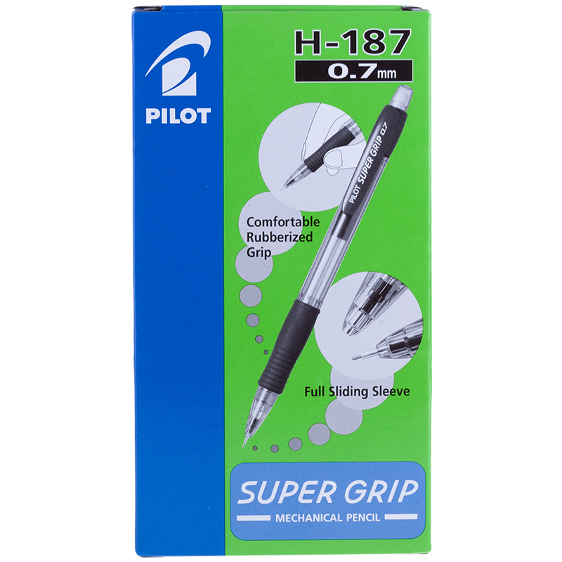 Карандаш механический PILOT H-187 0,7мм черный Япония - фото 4