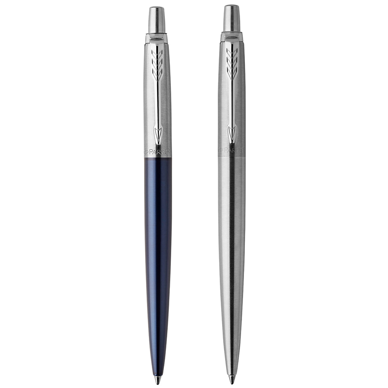 Набор Parker "Jotter London": шар. ручка Blue + гел. ручка Stainless Steel, 1,0мм, кнопочн., блистер - фото 2