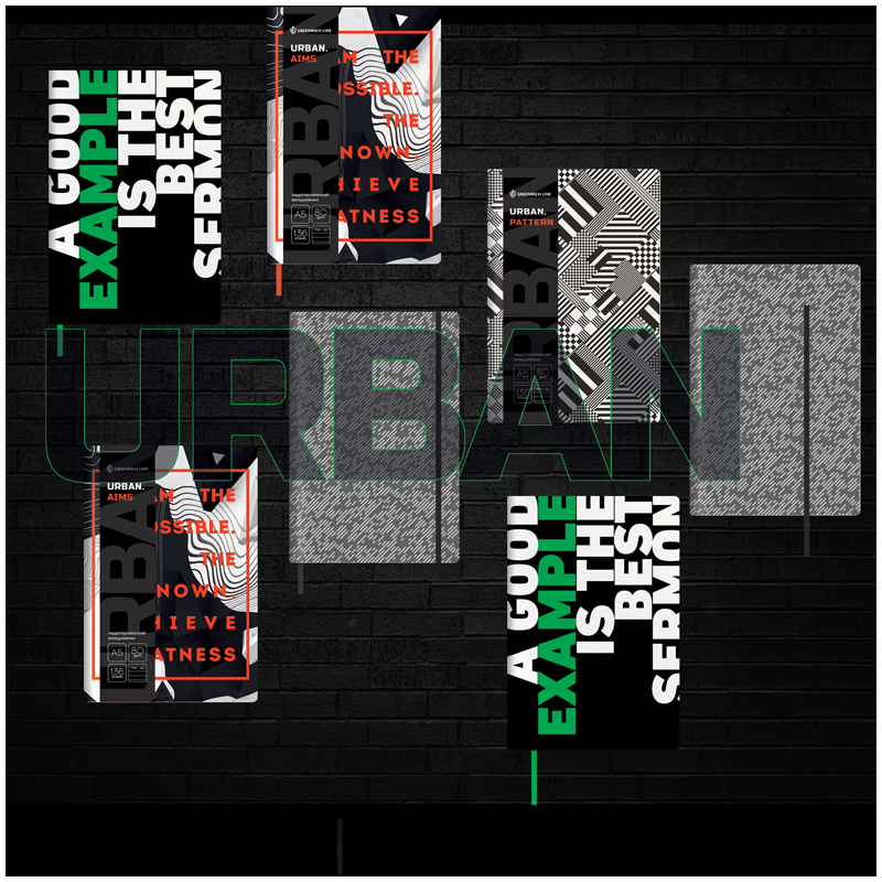 Ежедневник недатир. В6, 136л., кожзам, Greenwich Line "Urban. Ripple", тон. блок, цв. срез - фото 9