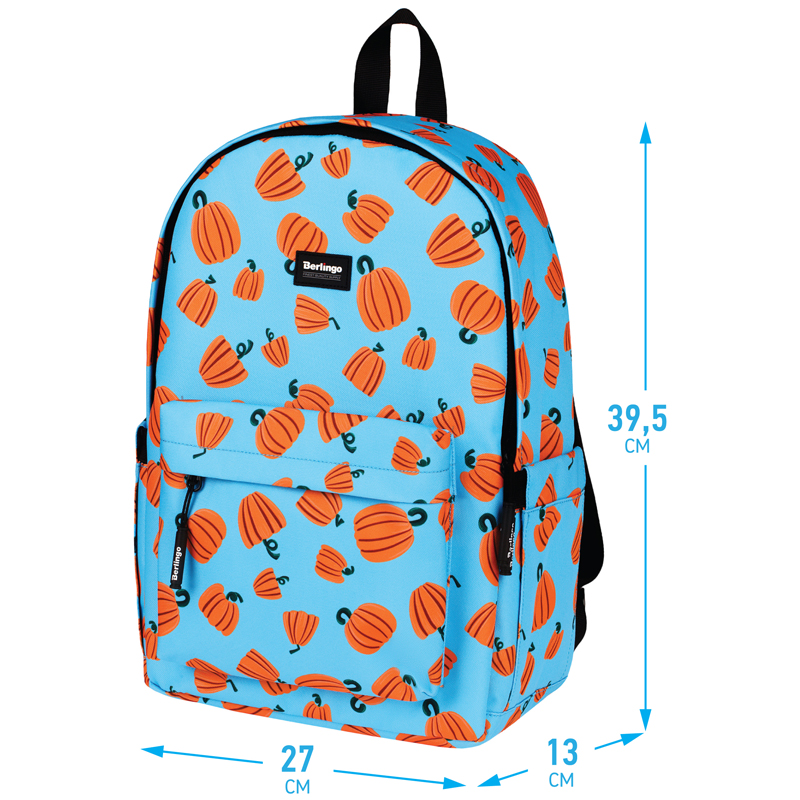 Рюкзак Berlingo Casual "Pumpkin" 39,5*27*13см, 1 отделение, 3 кармана, уплотненная спинка - фото 2