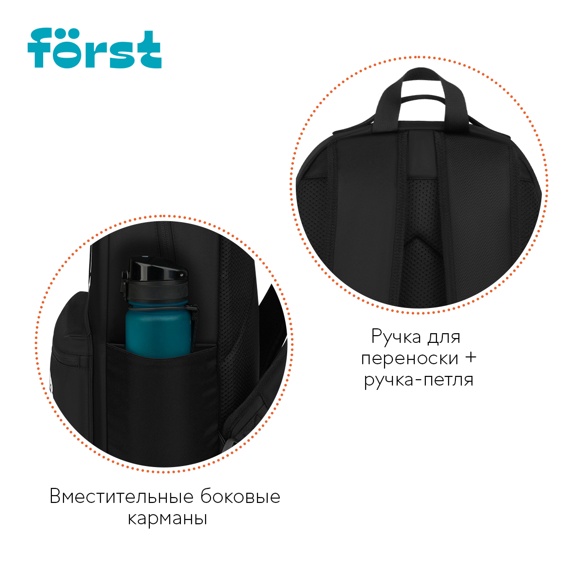 Рюкзак F?rst F-Spirit "Hype Beast" 40*29*13см, 1 отделение, 3 кармана, уплотненная спинка - фото 4