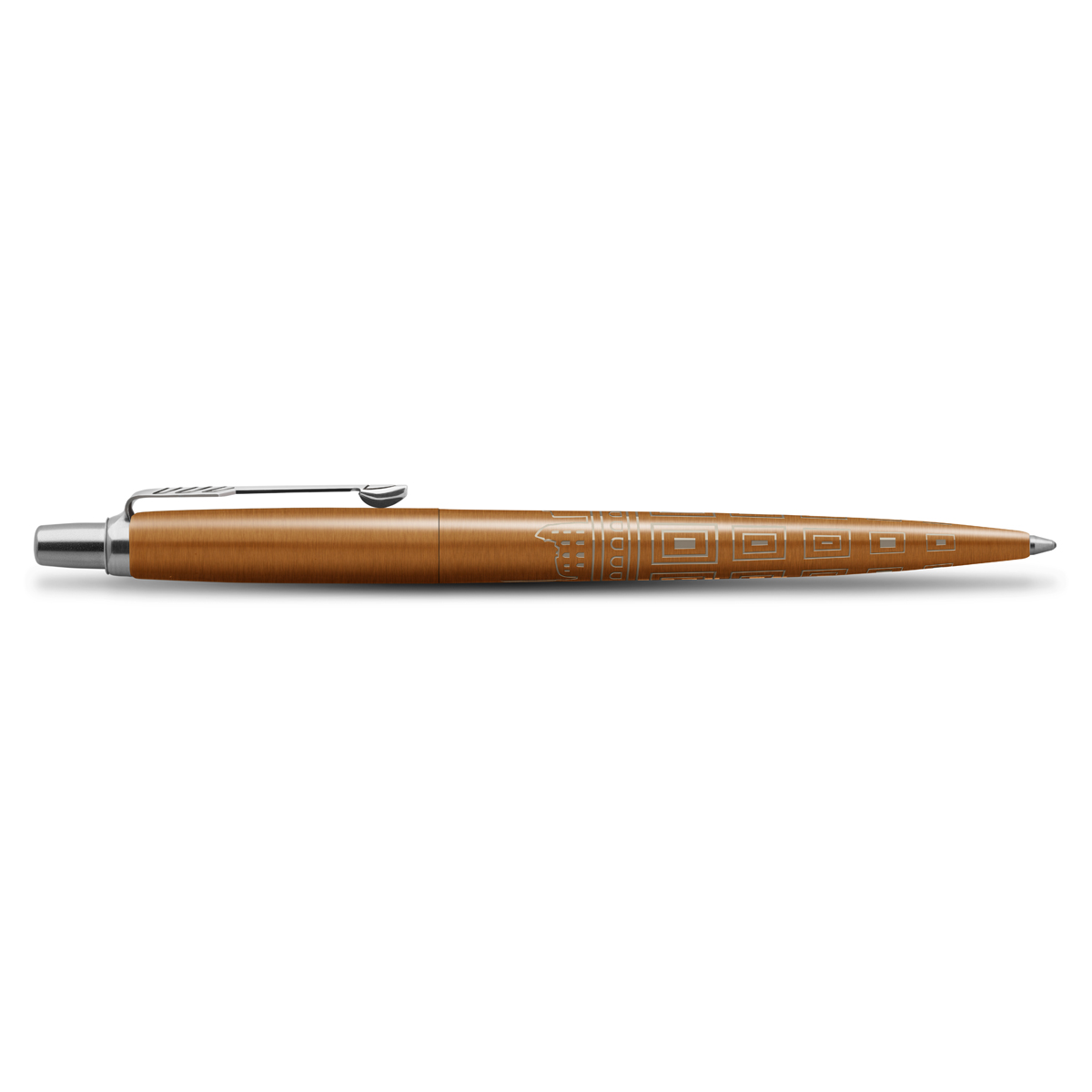 Ручка шариковая Parker "Jotter Rome Bronze CT" синяя, 1,0мм, кнопочн., подарочная упаковка - фото 2