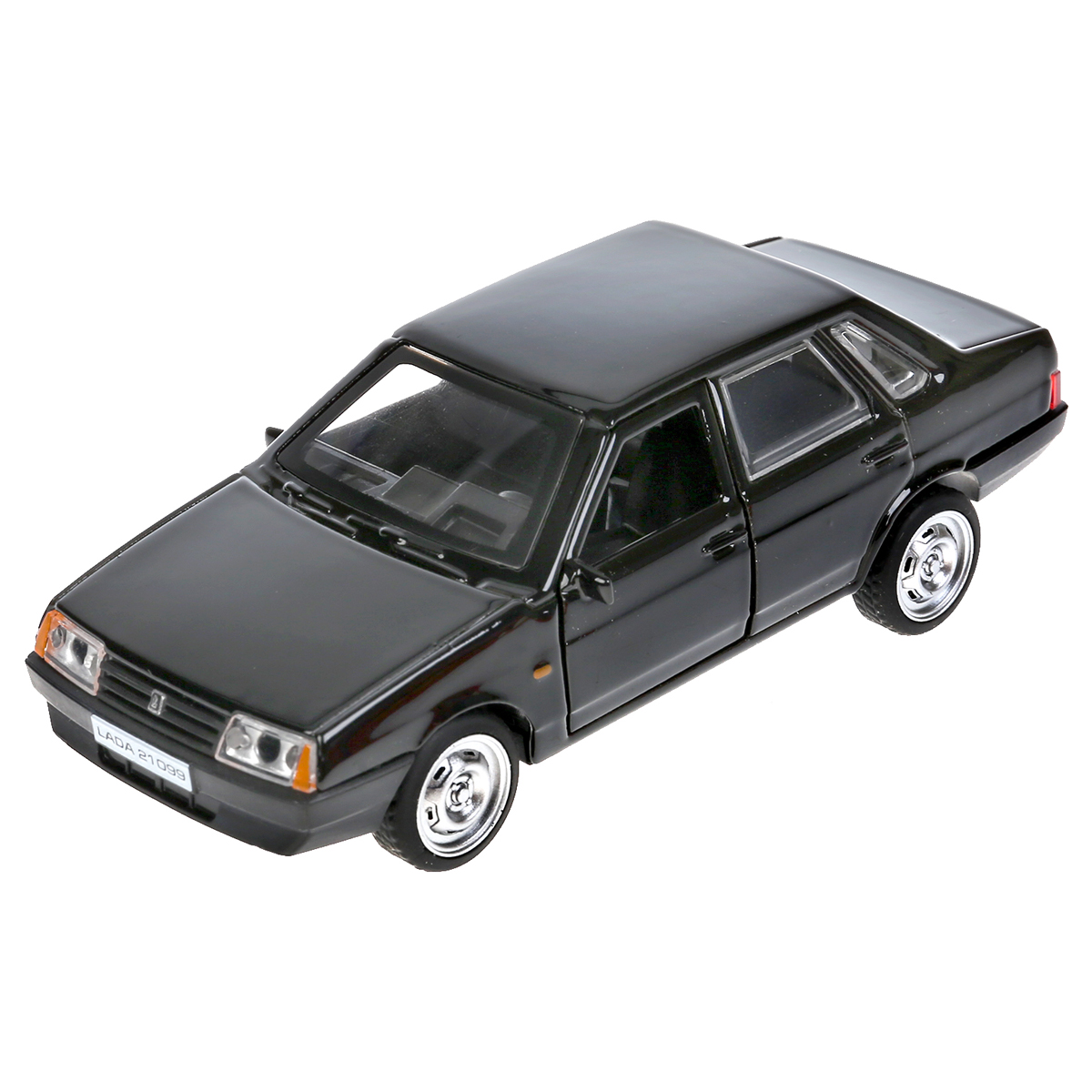 Машина игрушечная Технопарк "Lada-21099. Спутник", LADA, металл., 12см, черный, инерционная, с подвижными элементами - фото 2