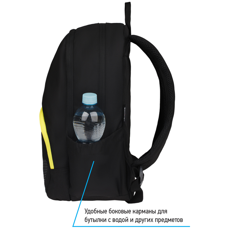 Рюкзак Berlingo Light "Cyber world" 39,5*28*16см, 2 отделения, 3 кармана, уплотненная спинка - фото 5