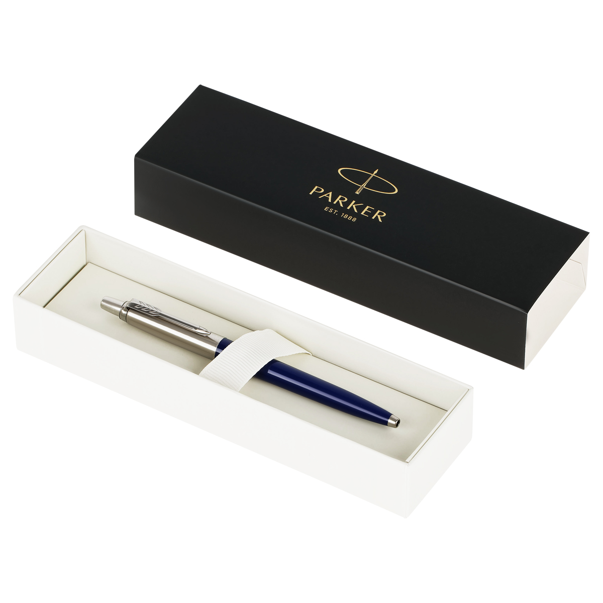 Ручка шариковая Parker "Jotter Originals Recycled Navy CT" синяя, 1,0мм, кнопочн., подарочная упаковка - фото 4