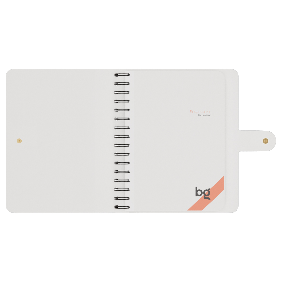 Ежедневник недатированный, А5, 136л., мягкий переплет, экокожа, BG "Embrace.Calmness", на гребне, подарочная  коробка, ручка в комплекте - фото 6