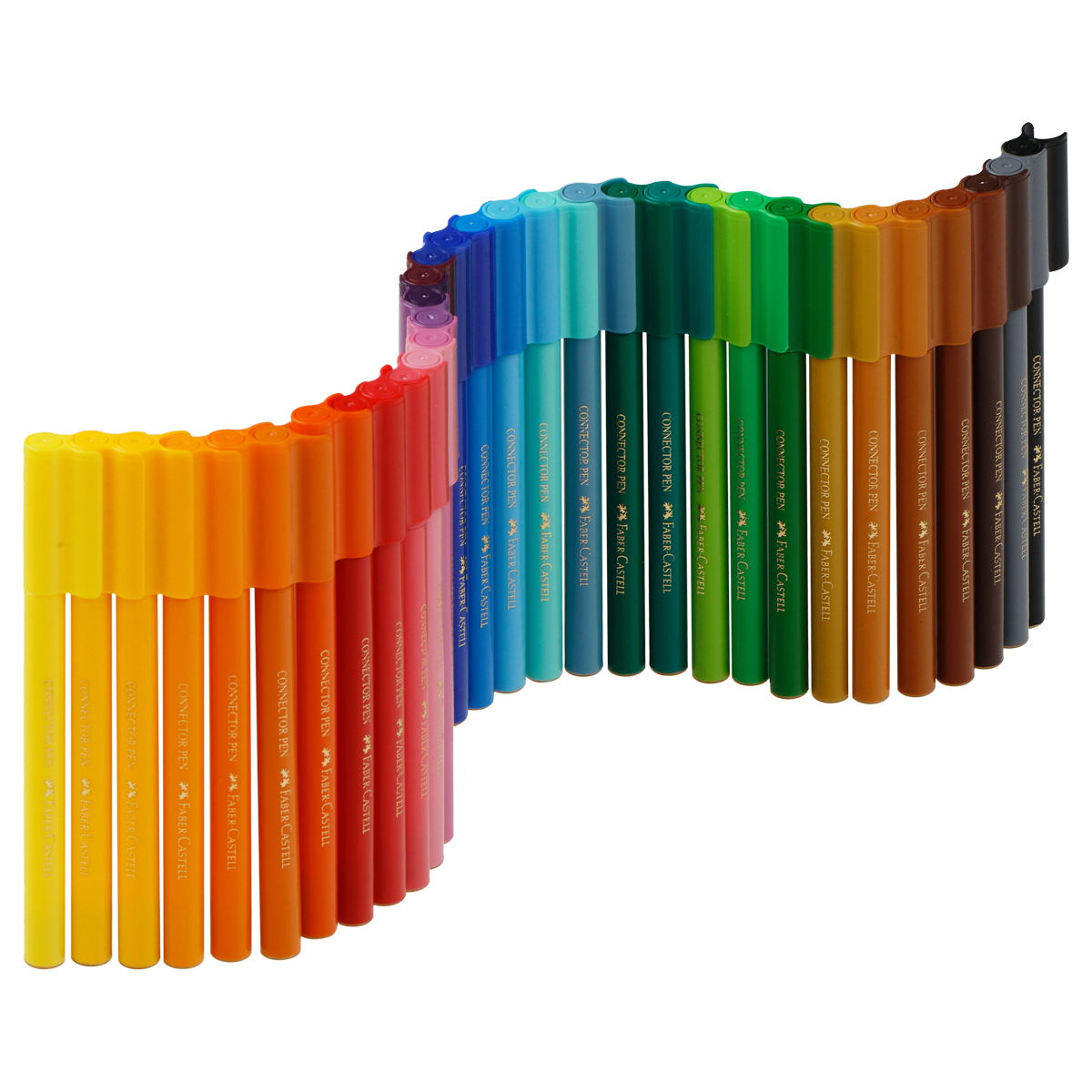 Набор для рисования Faber-Castell "Connector Unicorn" 33 фломастера - фото 5