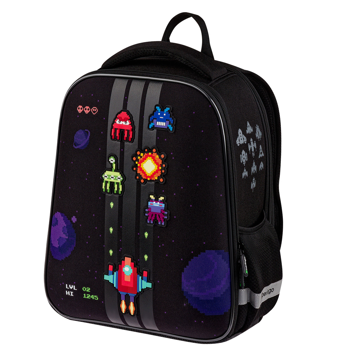 Ранец Berlingo Expert Mini "Space Battle" 36*27*14см, 2 отделения, 2 кармана, анатомическая спинка - фото 1
