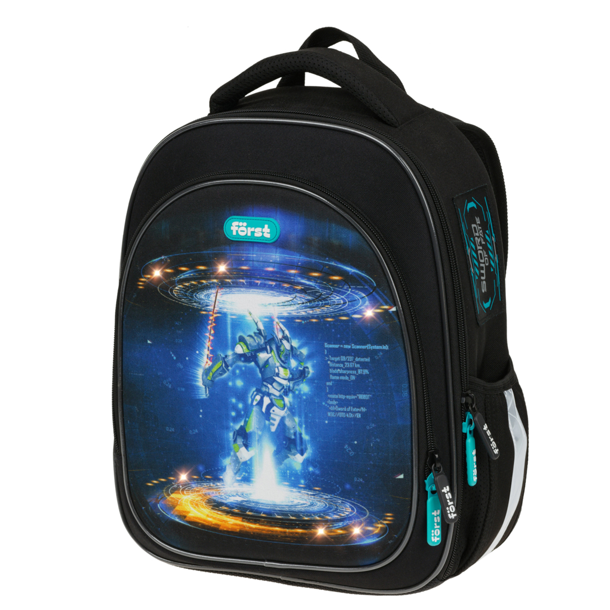 Ранец F?rst F-LIGHT "Neo future" 37*28*16см, 2 отделения, 2 кармана, анатомическая спинка - фото 1