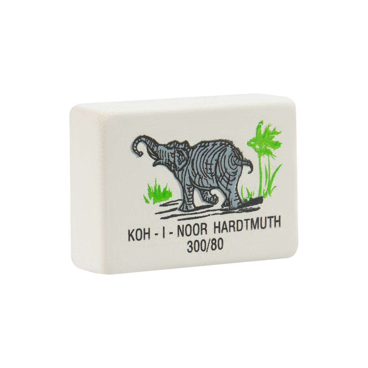 Ластик Koh-I-Noor "Elephant" 300/80, прямоугольный, натуральный каучук, 26*18,5*8мм, цветной - фото 1