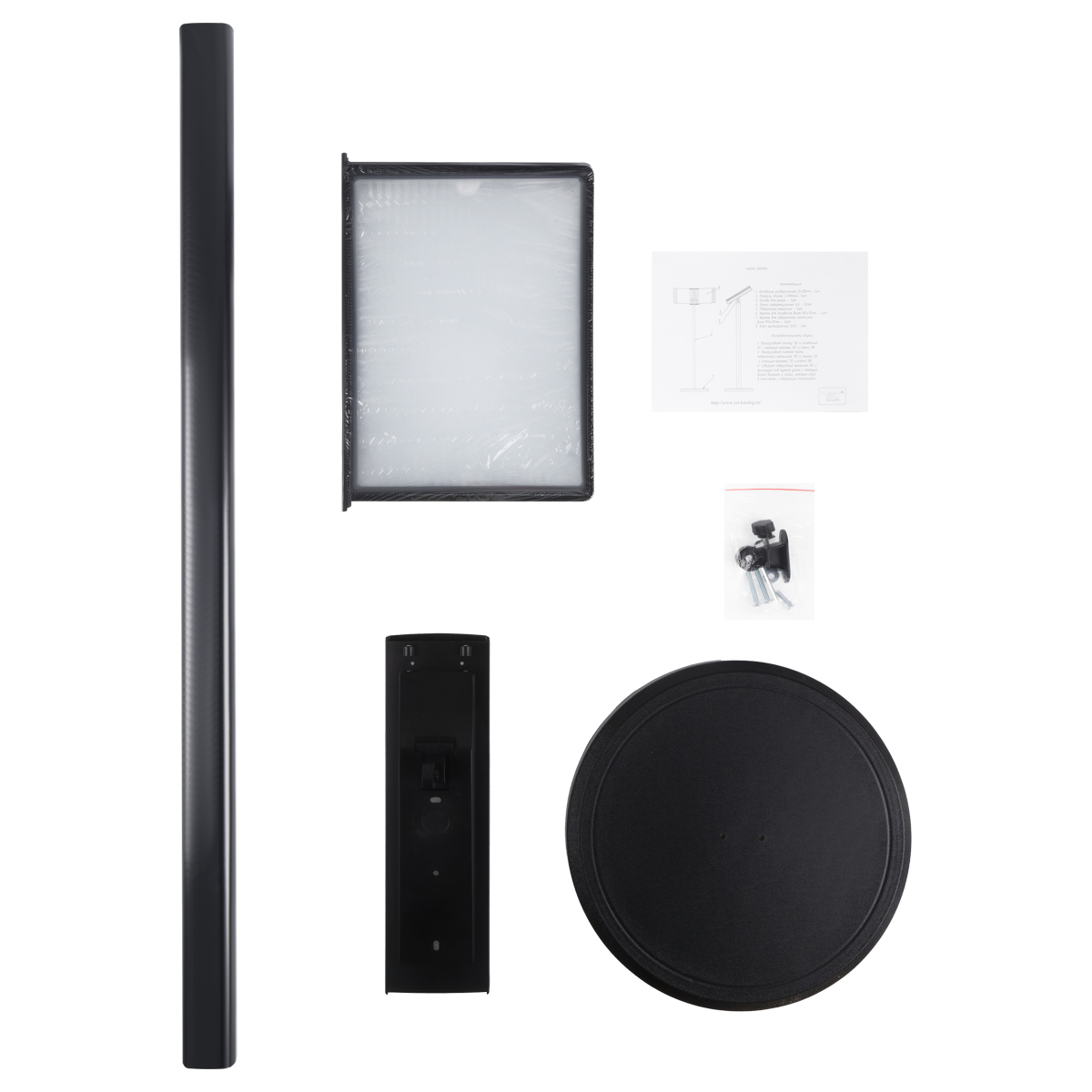 Демосистема напольная OfficeSpace с 10 черными панелями - фото 8