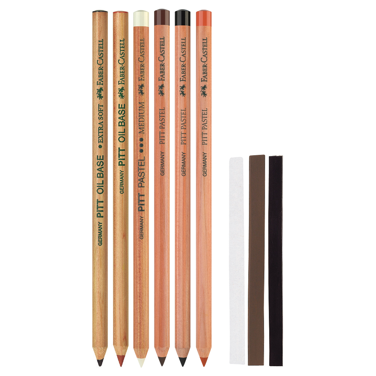 Набор художественных изделий Faber-Castell "Pitt Monochrome", 9 предметов, блистер - фото 3