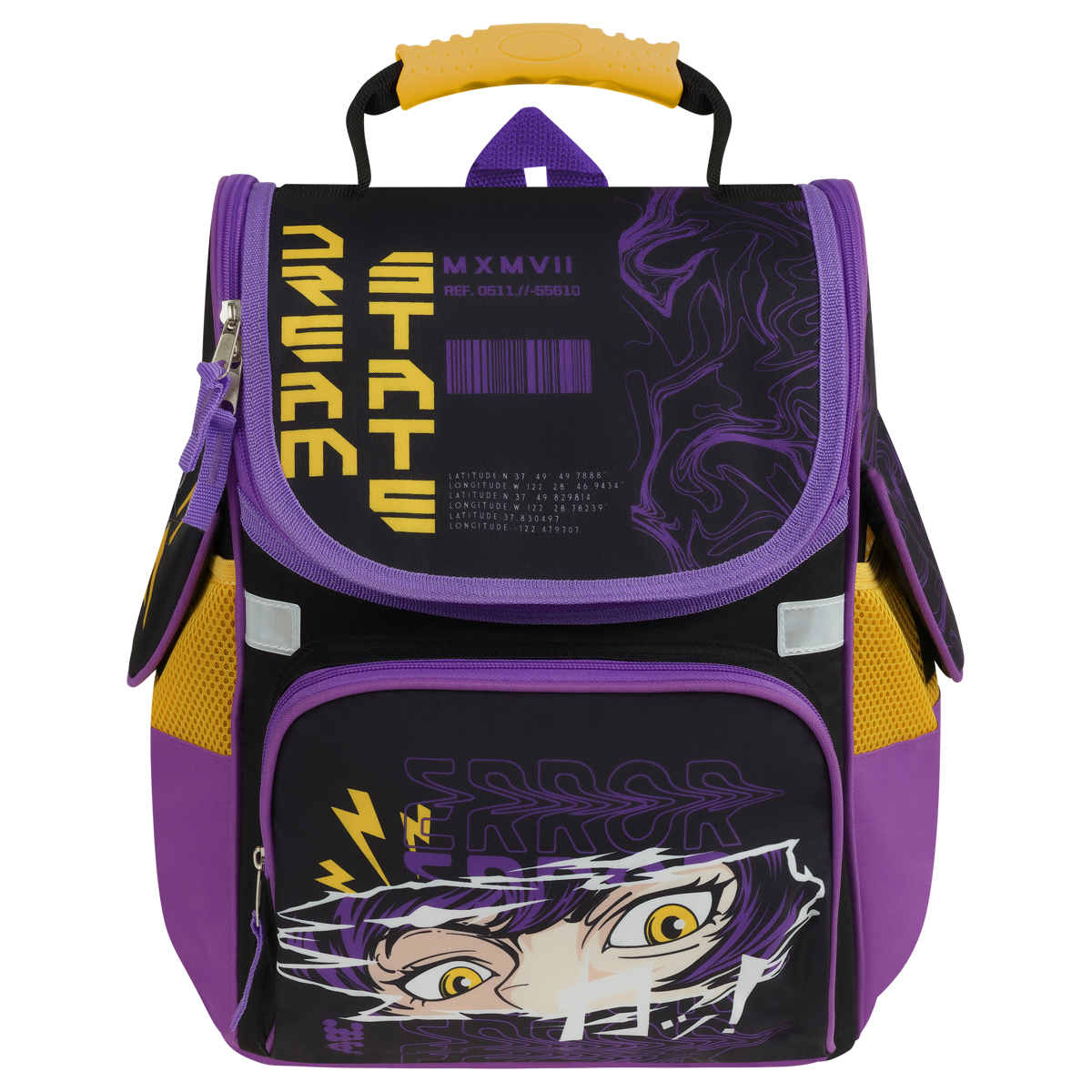 Ранец ArtSpace Junior "Kawai boy" 37*28*21см, 1 отделение, 3 кармана, анатомическая спинка - фото 2