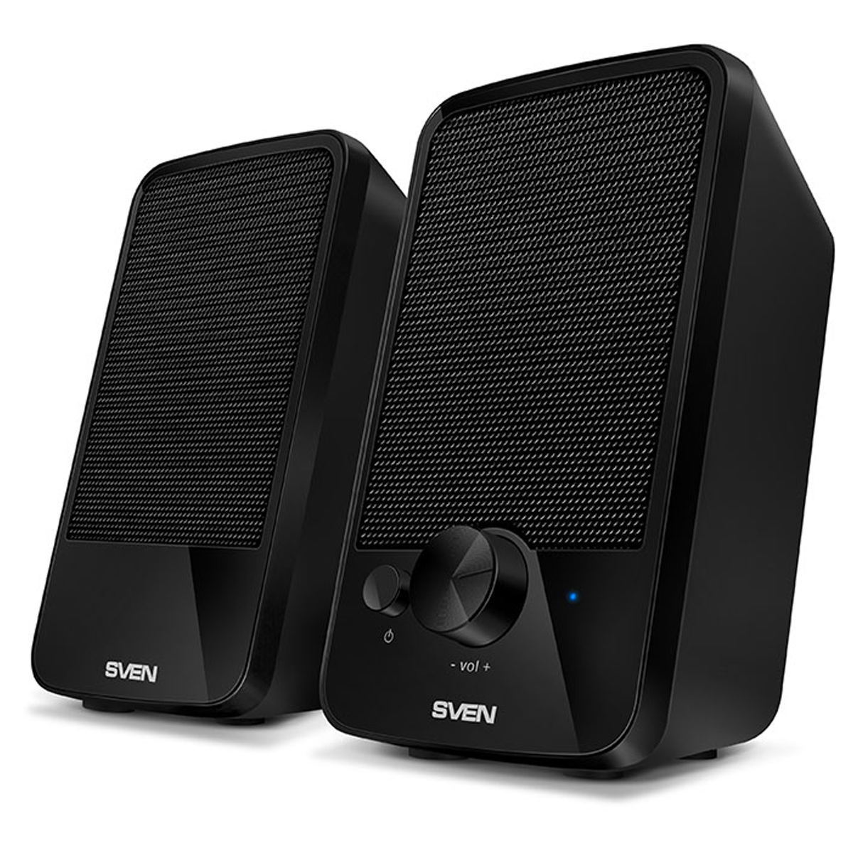 Колонки Sven 312, 2*2W, питание через USB, черный - фото 1