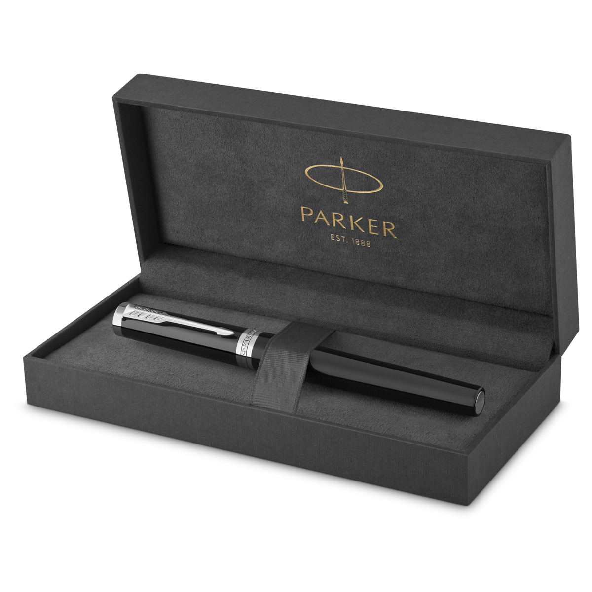 Ручка перьевая Parker "Ingenuity Black CT" 0,8мм, подарочная упаковка - фото 5