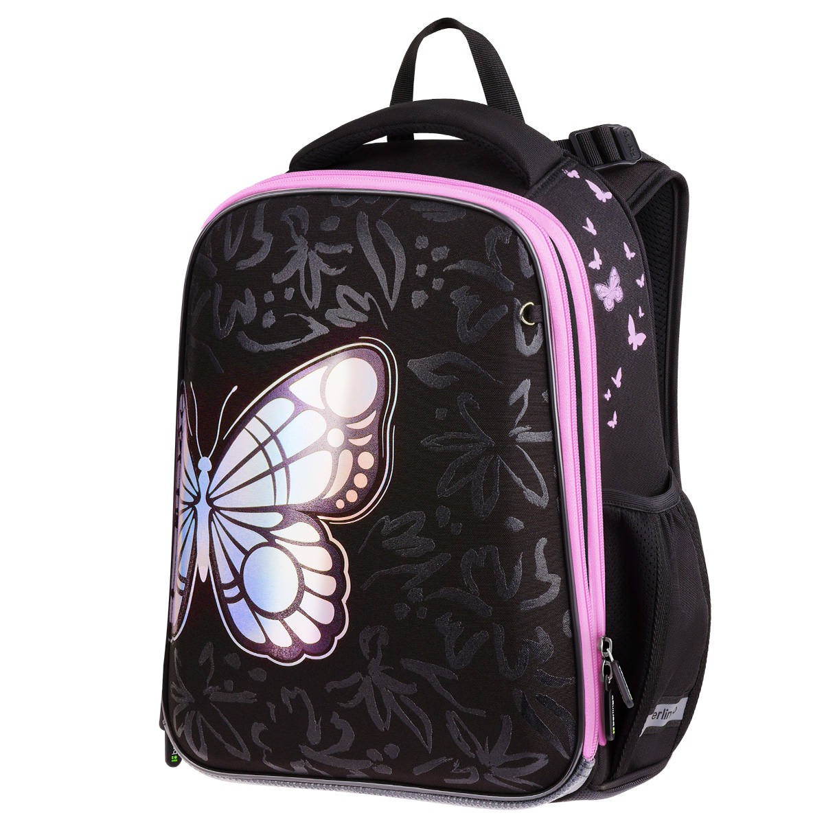 Ранец Berlingo Expert "Butterfly Effect" 37*28*16см, 2 отделения, 2 кармана, анатомическая спинка - фото 1