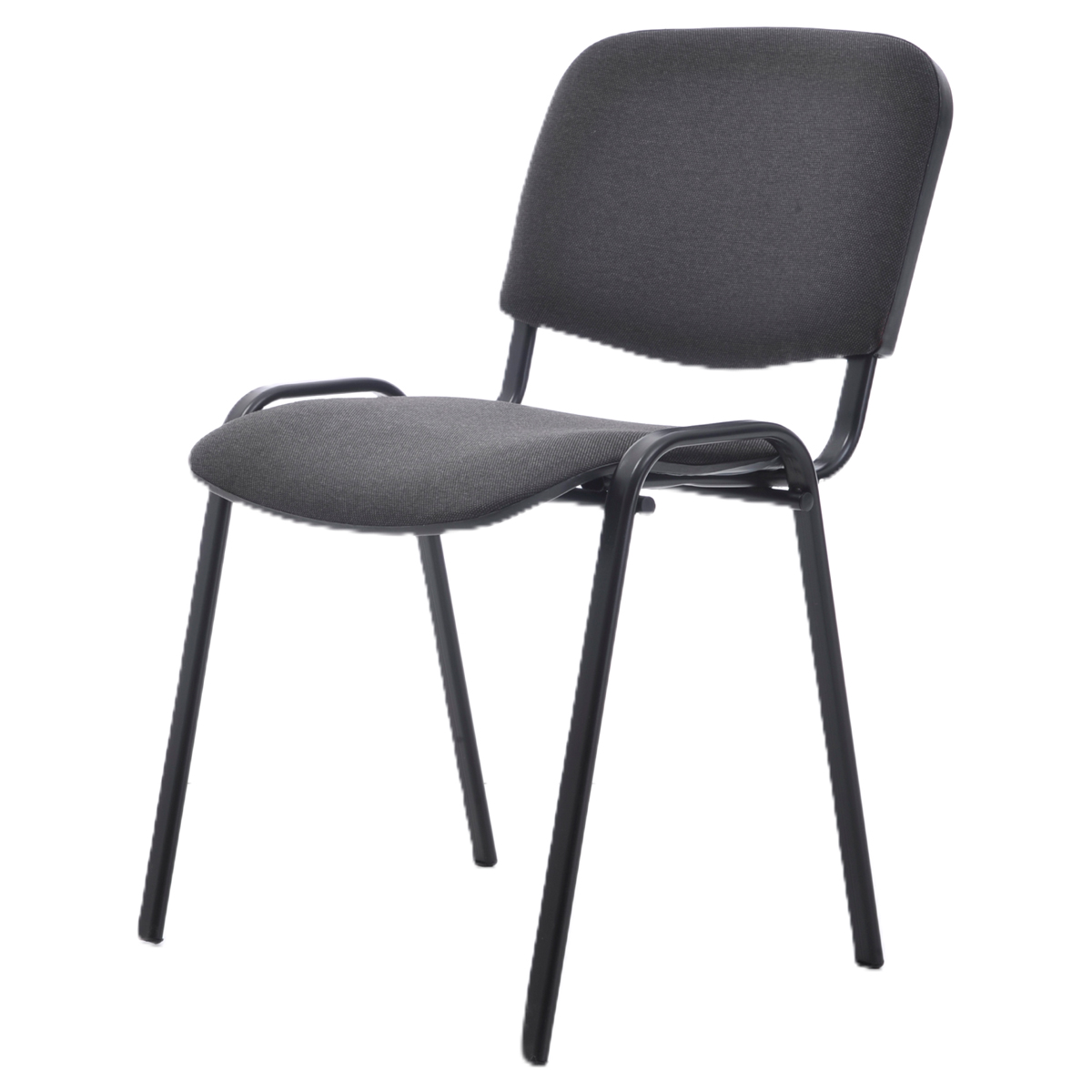 Стул Фабрикант "Изо" ТК-1, BL, каркас черный, обивка ткань черная - фото 1