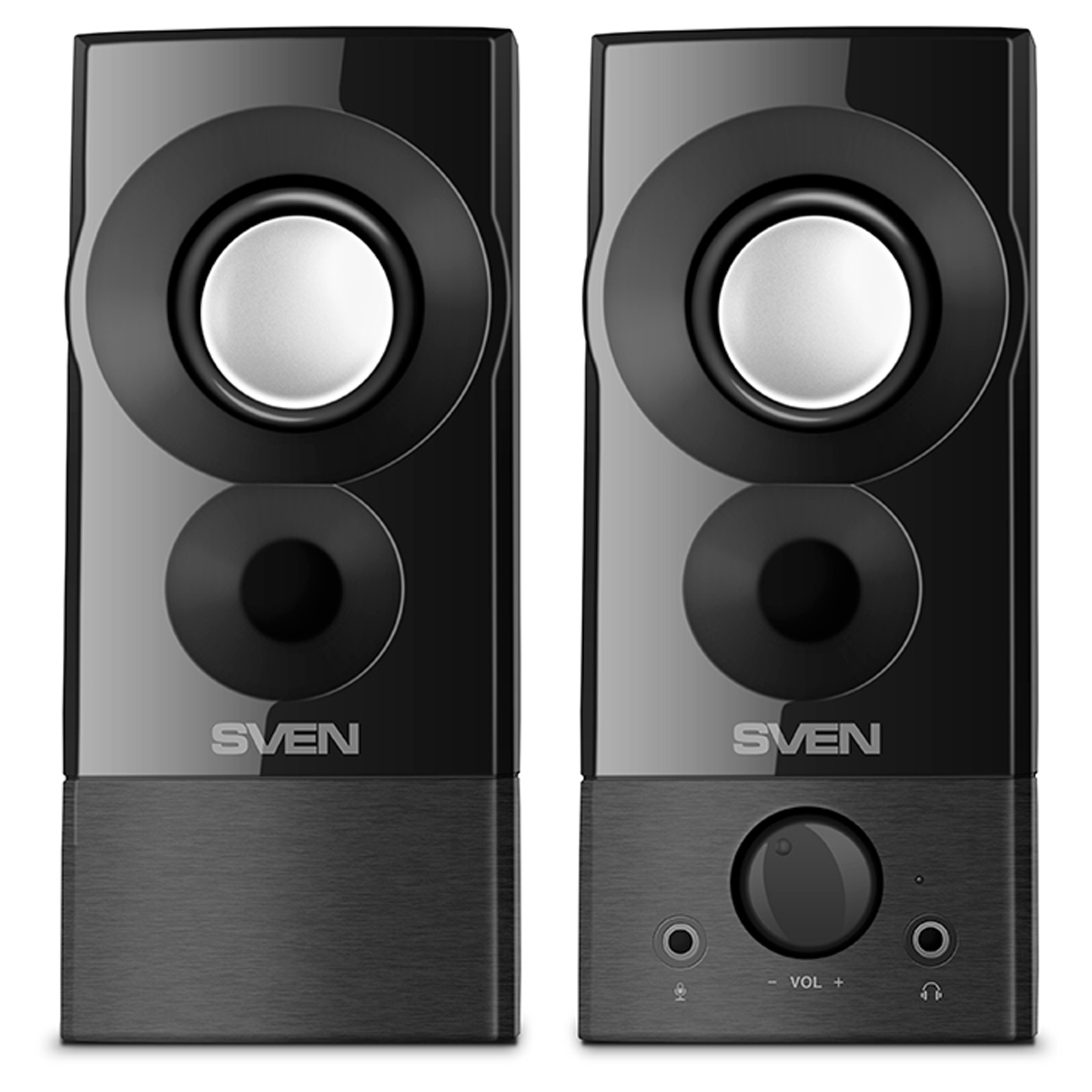 Колонки Sven 357, 2*3W, питание через USB, черный - фото 2