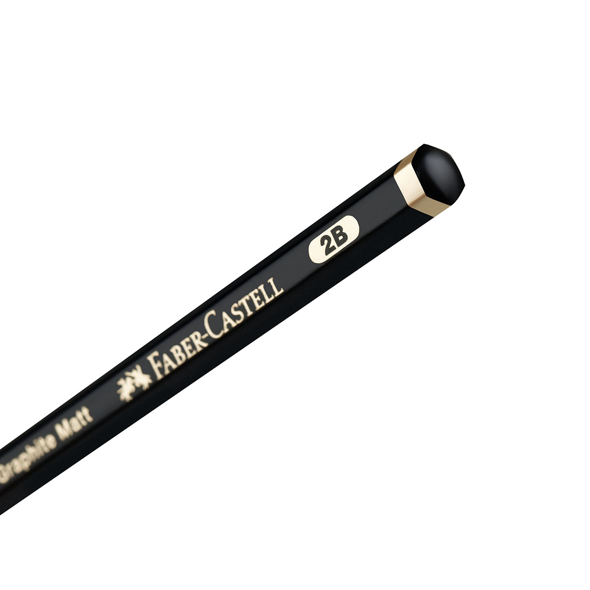 Набор карандашей ч/г матовых Faber-Castell "Pitt Graphite Matt" 2B, 4B, 6B, 8B, 10B, 12B, заточ., метал.кор - фото 5