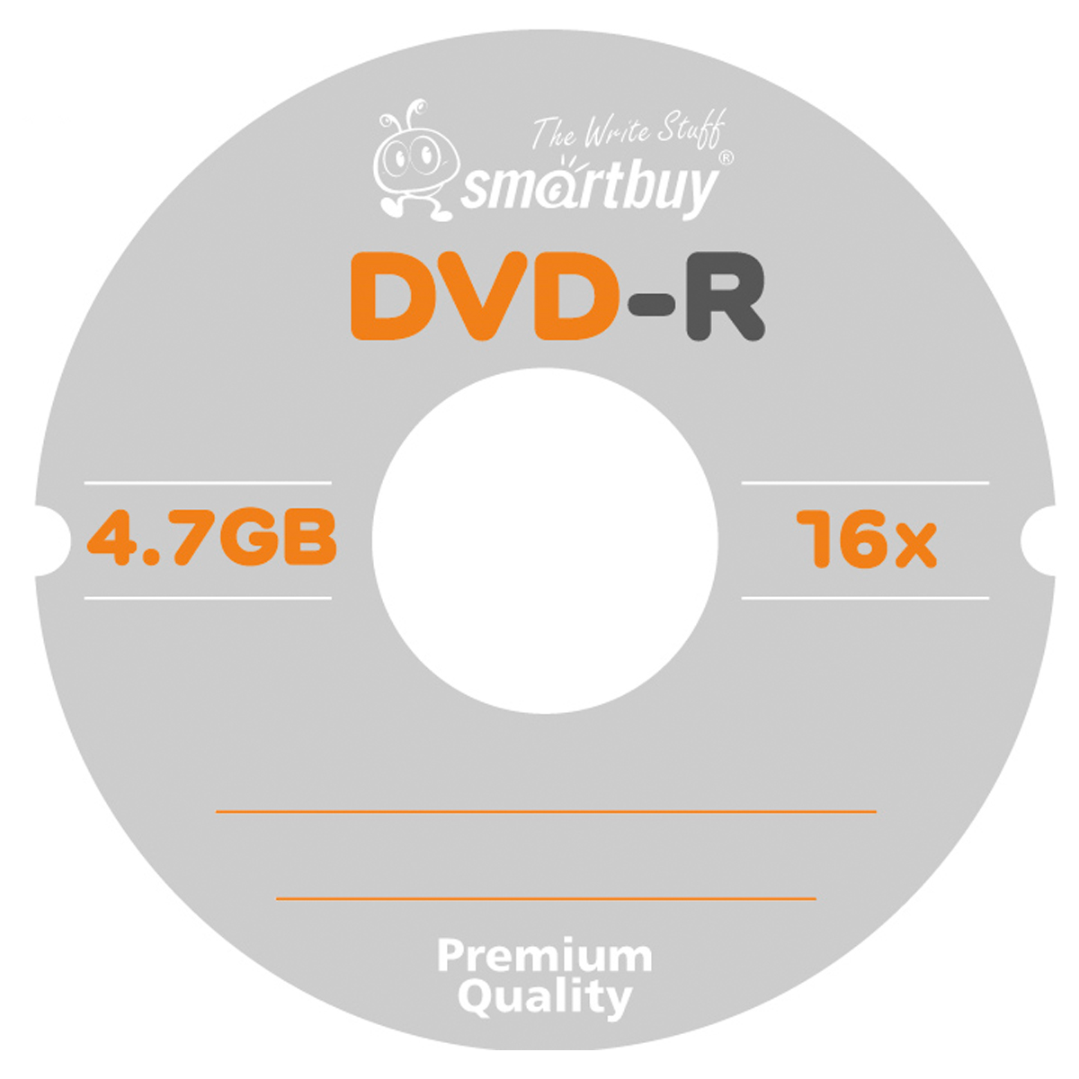 Диск DVD-R 4.7Gb Smart buy 16х Cake Box (50шт) - фото 1