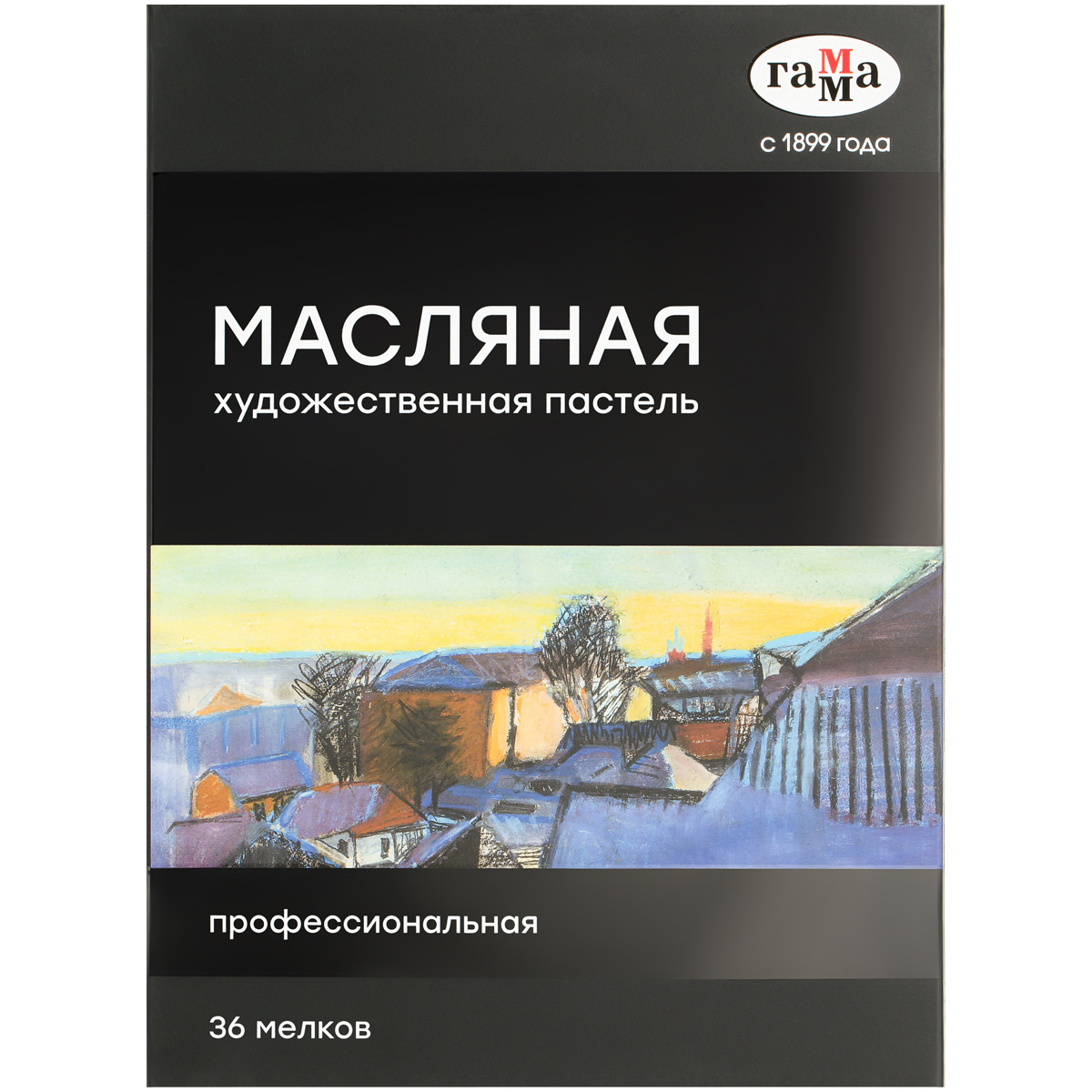 Пастель масляная Гамма, 36 цветов, картон. упаковка - фото 4