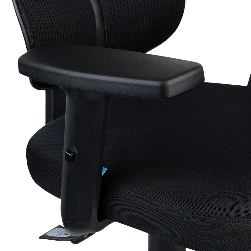 Кресло руководителя Helmi HL-E36 "Support", ткань черная - фото 6