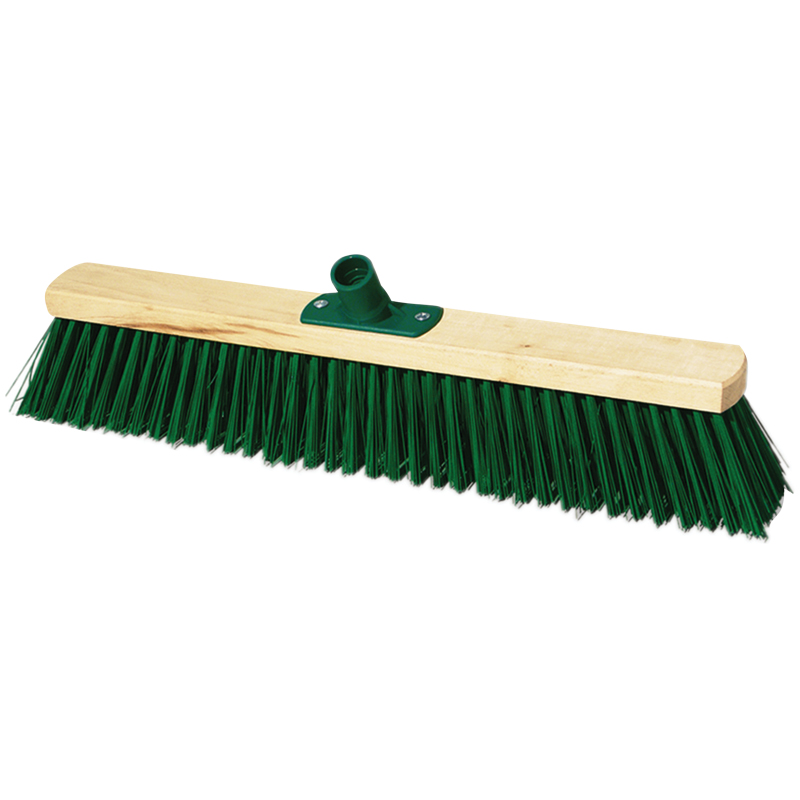Щетка для уборки OfficeClean Professional, техническая, 50см, жесткая щетина 5,5 см, деревянная, еврорезьба - фото 1