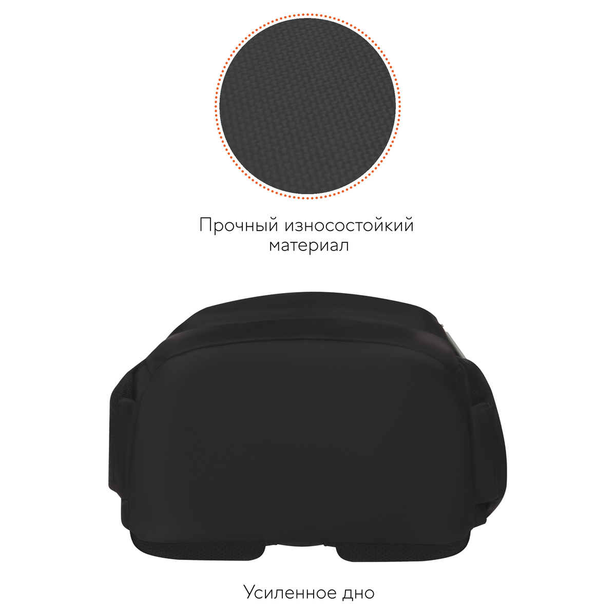 Рюкзак F?rst F-Trend "Pure black" 40*29*18см, 2 отделения, 3 кармана, анатомическая спинка - фото 5