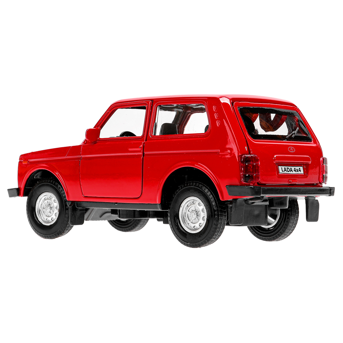 Машина игрушечная Технопарк "Lada 4x4", LADA, металл., 12см, красный, инерционная, с подвижными элементами - фото 6