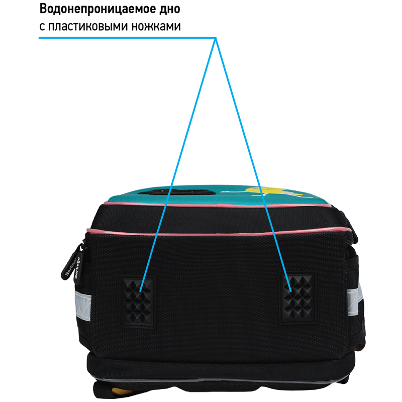 Ранец Berlingo Expert Light облегченный "Run for fun" 38*28*15см, 3 отделения, 2 кармана, анатомическая спинка - фото 7
