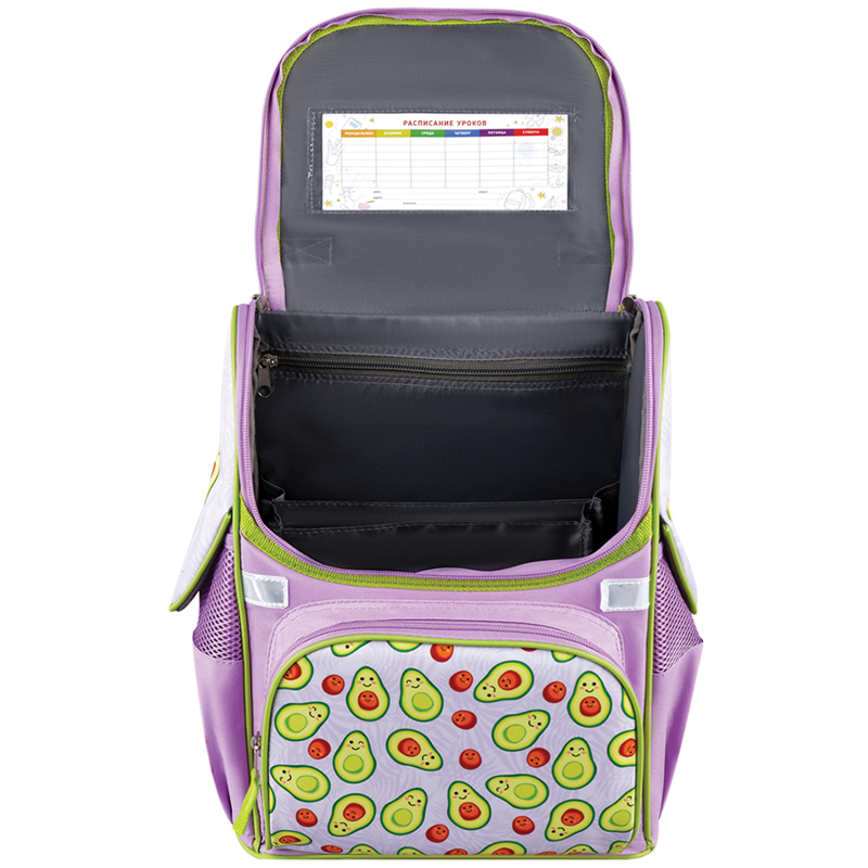 Ранец ArtSpace Junior "Avocado" 37*28*21см, 1 отделение, 3 кармана, анатомическая спинка - фото 5
