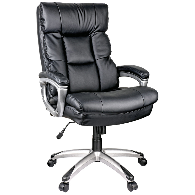 Кресло руководителя Helmi HL-E11 "Forum", экокожа черная - фото 1