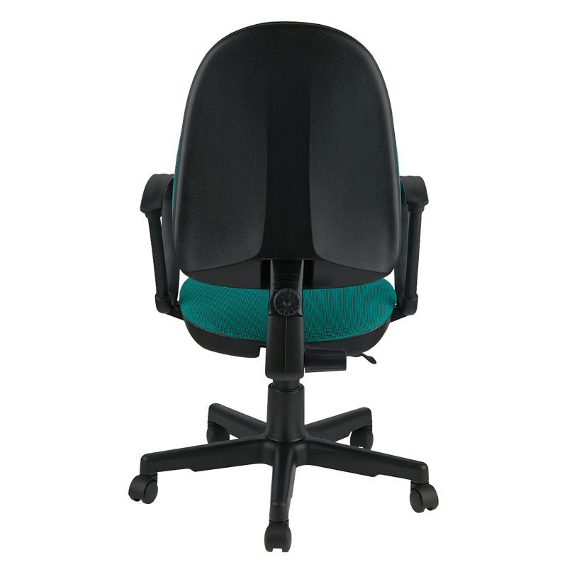 Кресло оператора Helmi HL-M30 "Престиж", ткань зеленая с черным - фото 4