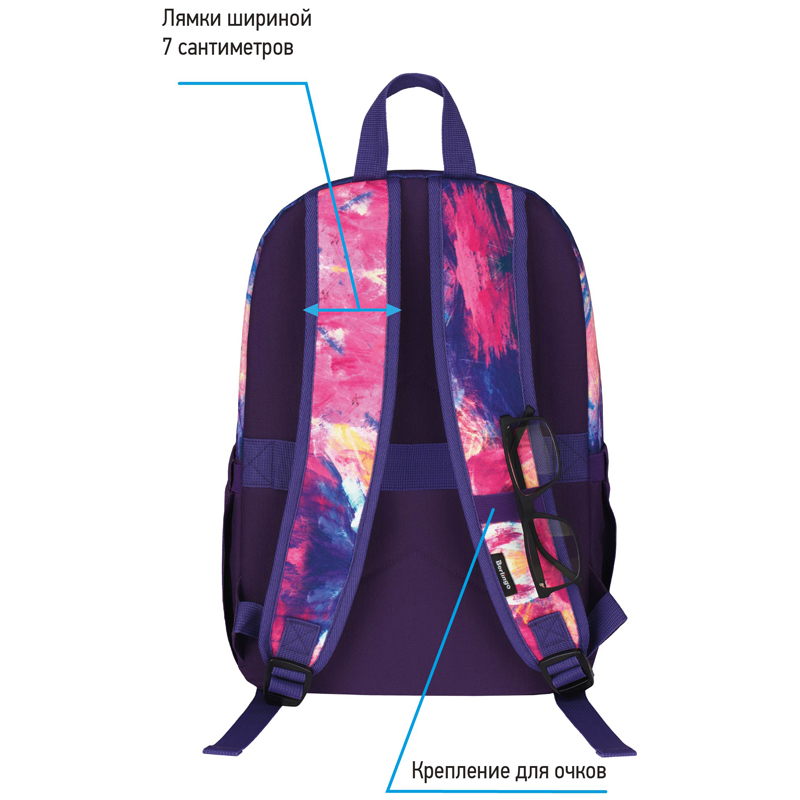 Рюкзак Berlingo Casual "Collision" 39,5*27*13см, 1 отделение, 3 кармана, уплотненная спинка - фото 7
