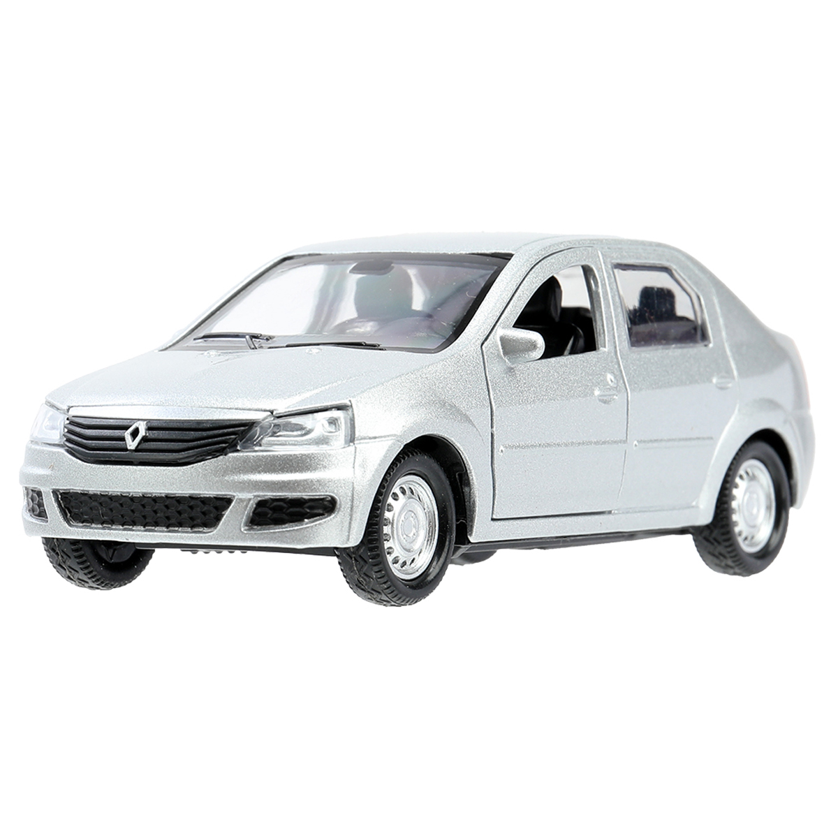 Машина игрушечная Технопарк "Renault Logan", RENAULT, металл., 12см, серебристый, с подвижными элементами - фото 8