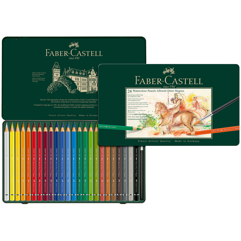 Карандаши акварельные художественные Faber-Castell "Albrecht D?rer Magnus", 24цв - фото 2