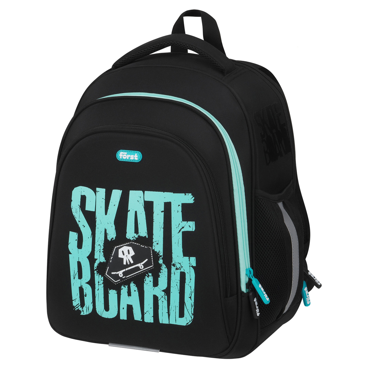 Ранец F?rst F-Base "Skateboard" 36*29*17см, 3 отделения, 2 кармана, анатомическая спинка - фото 1