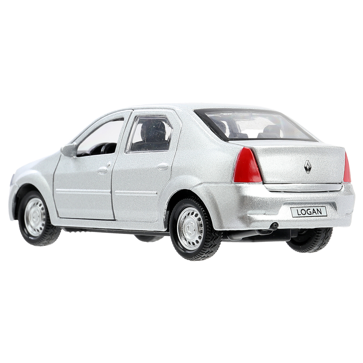Машина игрушечная Технопарк "Renault Logan", RENAULT, металл., 12см, серебристый, с подвижными элементами - фото 9