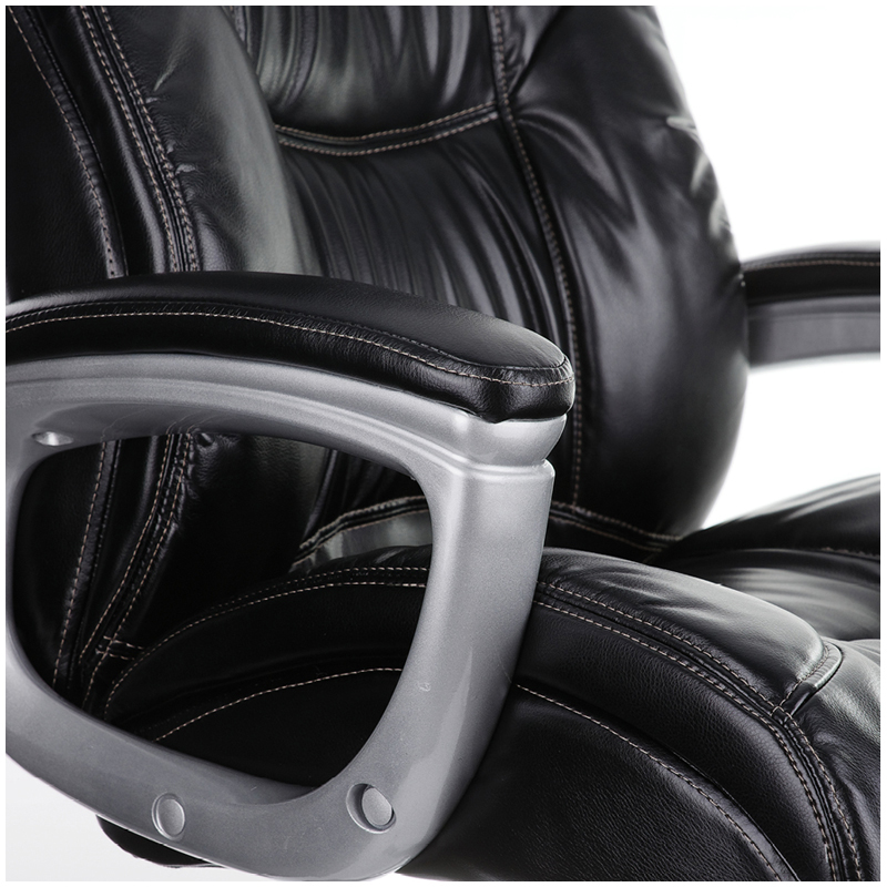 Кресло руководителя Helmi HL-E19 "Basis" экокожа черная - фото 6