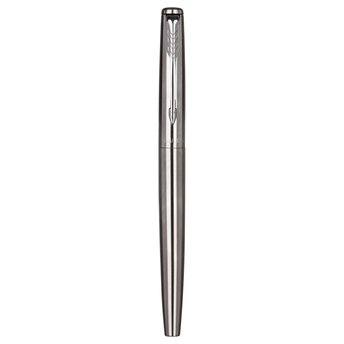 Набор Parker "Jotter Stainless Steel CT": ручка шариковая 1,0мм синяя и ручка перьевая 1,0мм синяя, подарочная упаковка - фото 5