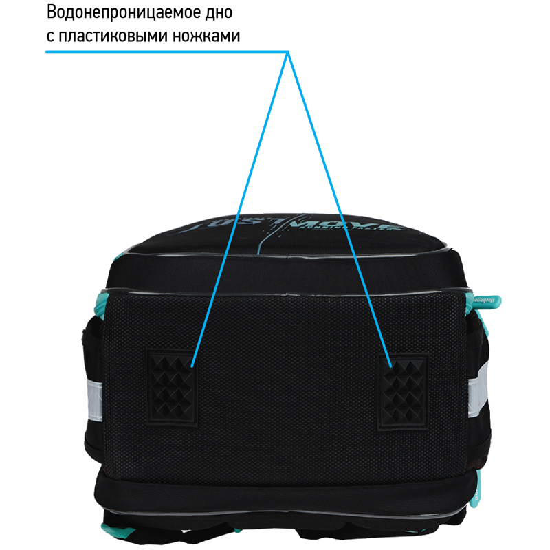 Ранец Berlingo Expert Light облегченный "Just move" 38*28*15см, 3 отделения, 2 кармана, анатомическая спинка - фото 7