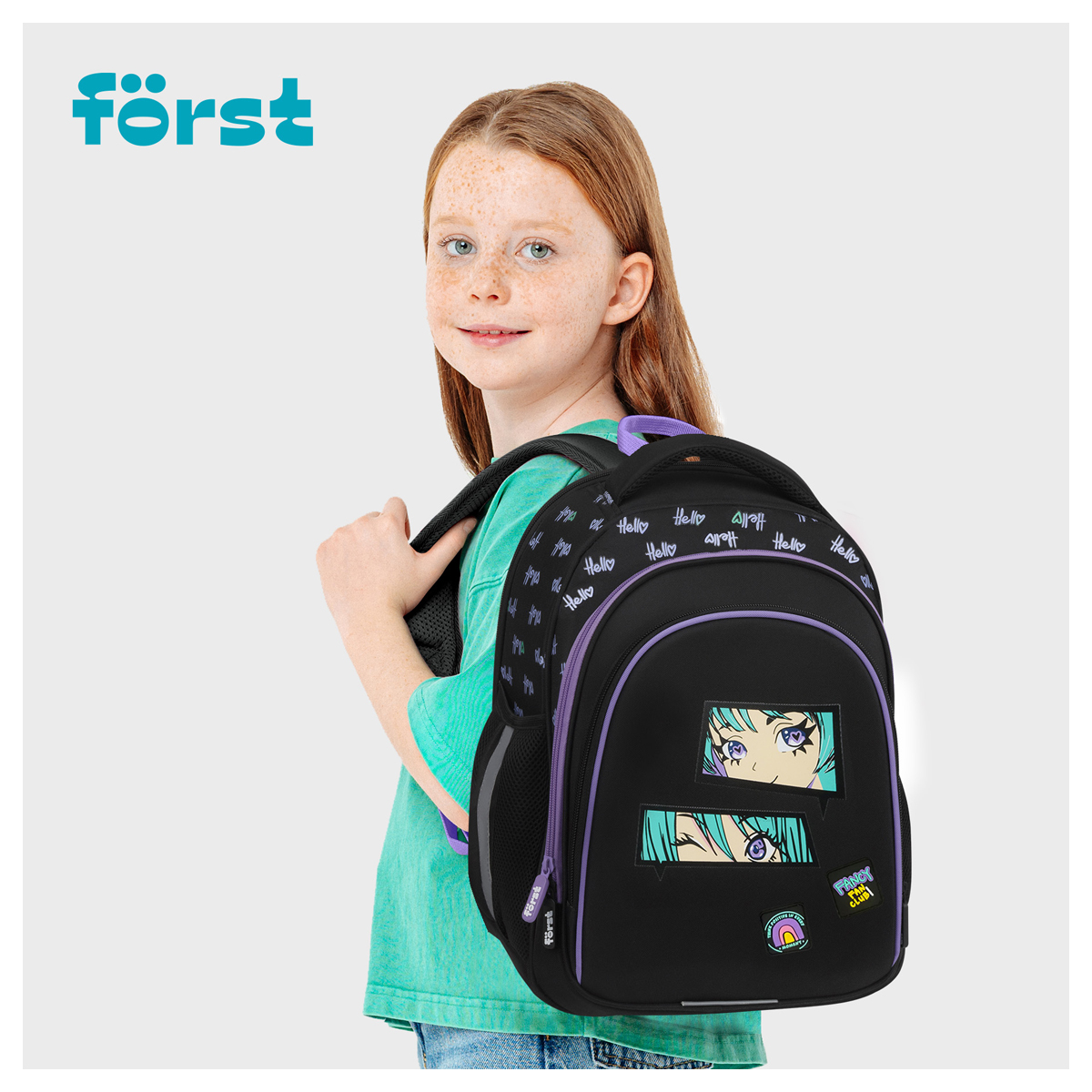 Ранец F?rst F-Base "Fancy" 36*29*17см, 3 отделения, 2 кармана, анатомическая спинка - фото 10