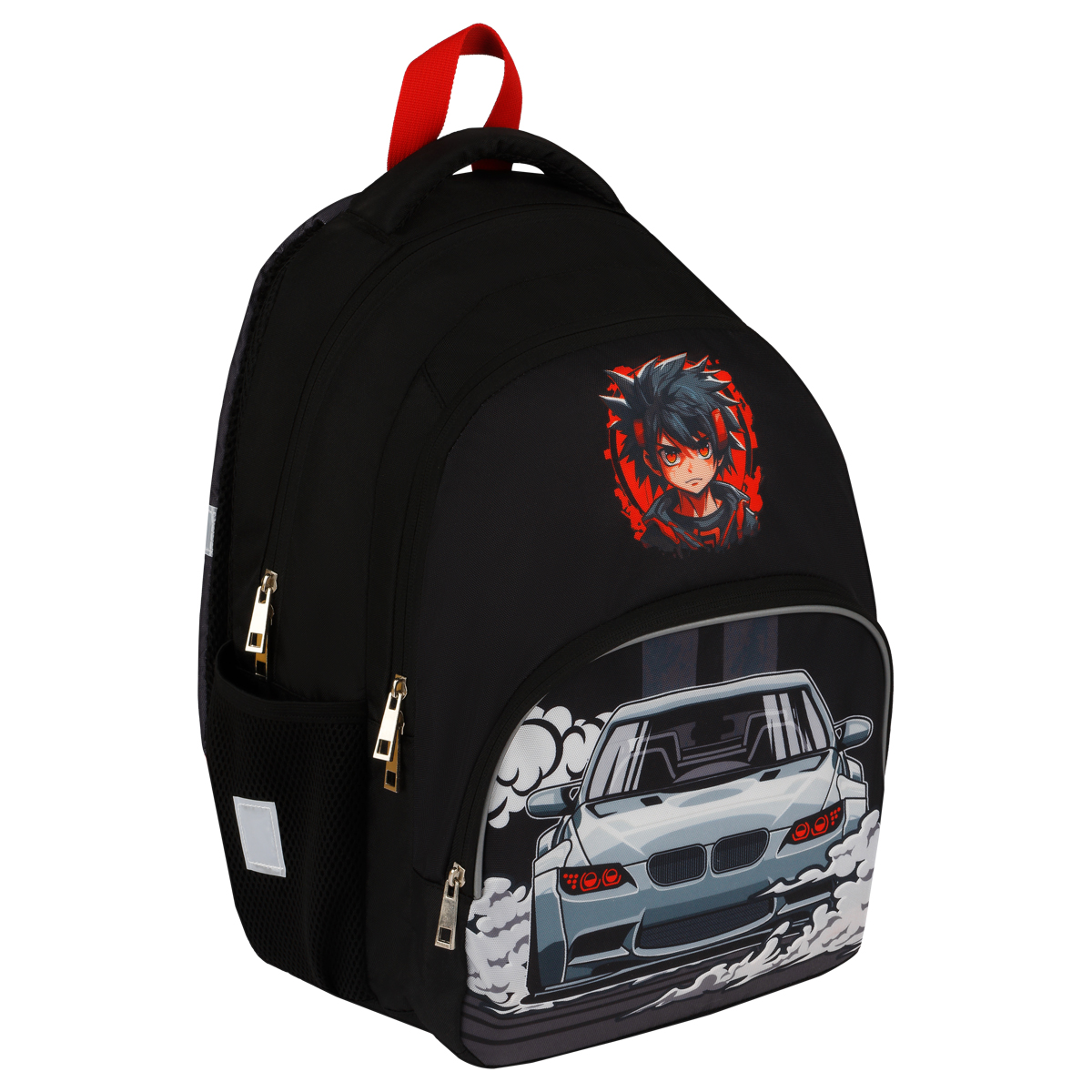 Рюкзак ArtSpace School "Race", 40*28*18см, 2 отделения, 3 кармана, уплотн. спинка - фото 1