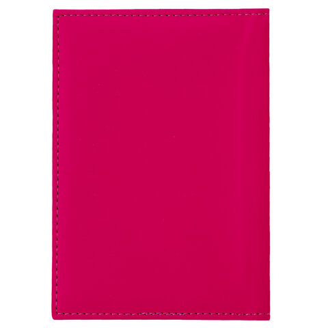 Обложка для паспорта "Passport map", экокожа soft-touch, малиновая, STAFF, 238761 - фото 5