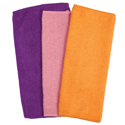 Салфетки из МИКРОФИБРЫ универсальные 25х25 см, КОМПЛЕКТ 12 шт., ассорти, 180 г/м2, ЛЮБАША, 603938 Салфетки из МИКРОФИБРЫ универсальные 25х25 см, КОМПЛЕКТ 12 шт., ассорти, 180 г/м2, ЛЮБАША, 603938 - фото 6