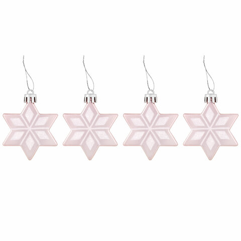Шары новогодние ёлочные "Elegant Pink" 77 предметов, розовый/белый, ЗОЛОТАЯ СКАЗКА, 591715 - фото 18