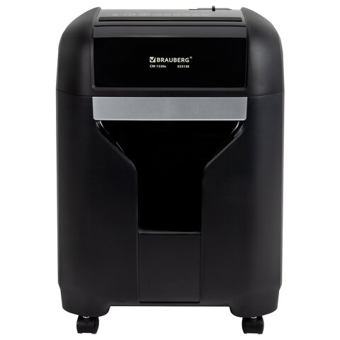 Уничтожитель (шредер) BRAUBERG PROFESSIONAL CM-1520x, "Heavy Duty", 4 уровень секретности, 4х28 мм, 15 листов, корзина 20 литров, 533130 - фото 4