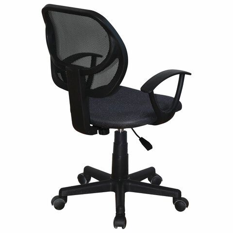 Кресло компактное BRABIX "Flip MG-305", ткань TW, серое/черное, 531951 - фото 4