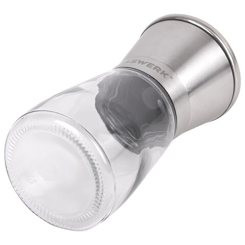 Мельница для специй, НАБОР 2 штуки, механические, нержавеющая сталь, DASWERK (ДАСВЕРК), 456628 - фото 5