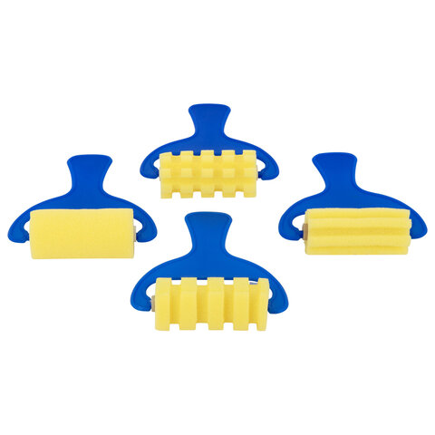 Валики для рисования художественные, набор 4 штуки, BRAUBERG ART DEBUT, 201090 - фото 4